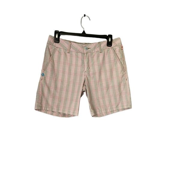 Velcom Women’s Chino/plaid pink and green/4 pockets/size small￼￼ - Picture 1 of 6